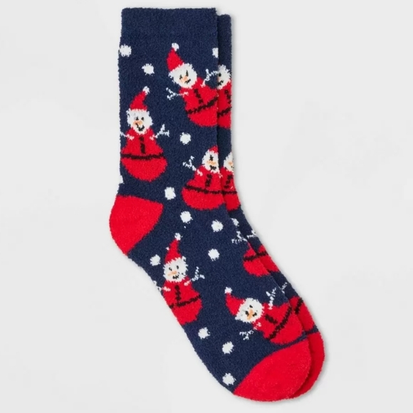 🎯nwt target wondershop snowman crew socks 2 pair - Picture 4 of 4